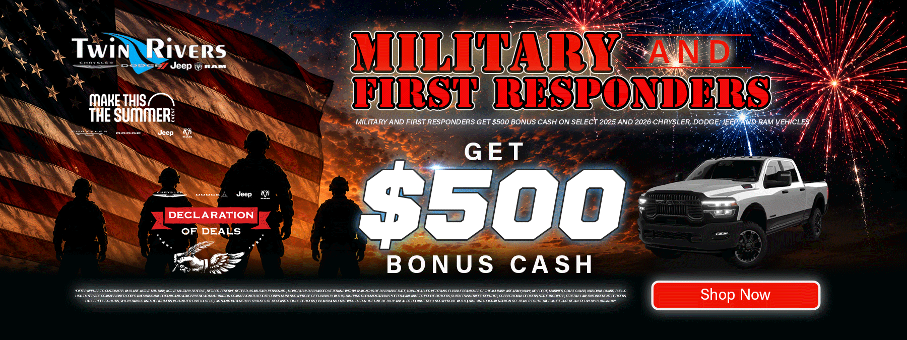Military and First Reponder